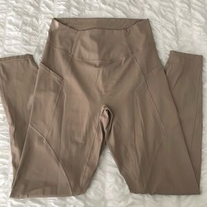 Gymshark Whitney Simmons Everyday Pocket Leggings - Cement Brown